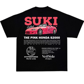 mockup suki T-shirt suki - nadruk na plecach